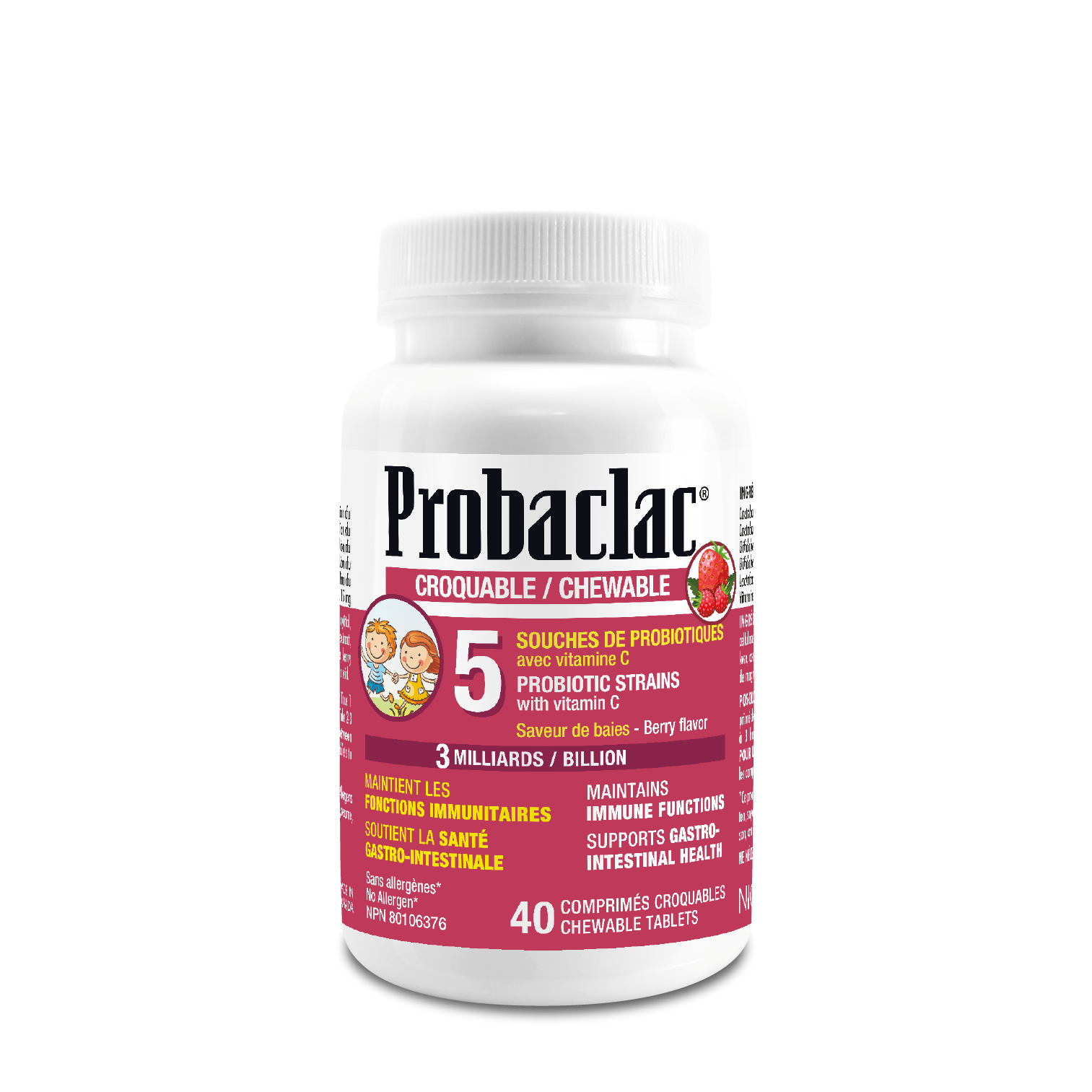 Probiotique pour Enfant Multi-Souches - Probaclac Croquable