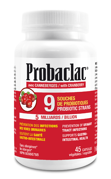 Probiotics for UTI (urinary tract infection) with cranberry extract Probaclac